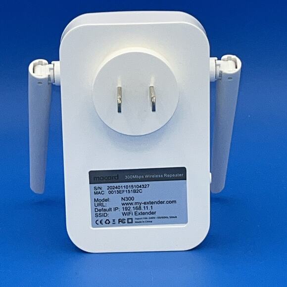 Macard 300Mbps Wireless Repeater N300 - Picture 4 of 4